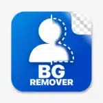 AI Image Background Remover logo with transparent background effect