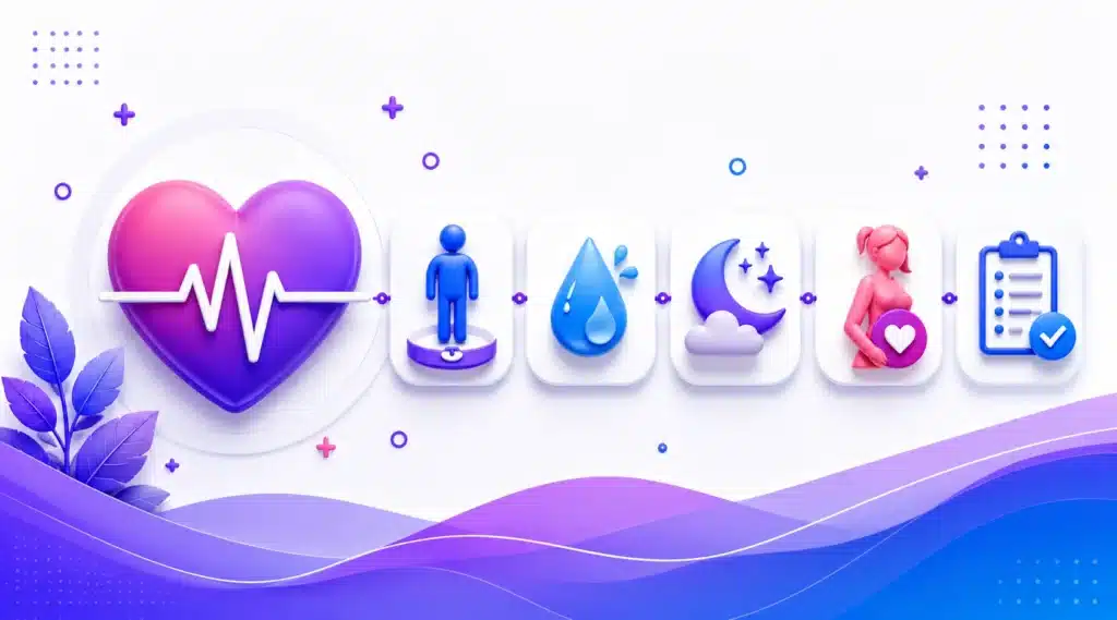 Free health tools — BMR, BMI, body fat, ideal weight, pregnancy and heart rate calculators