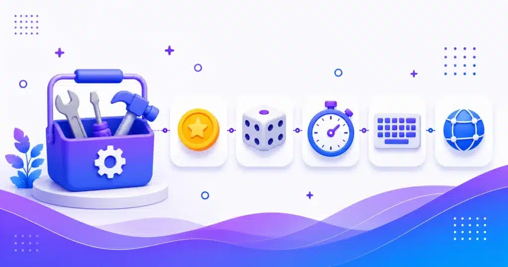 Free online utility tools — IP lookup, timers, typing test, wheel spinner and screen recorder